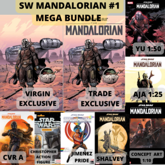 Star Wars: The Mandalorian #1 MEGA BUNDLE ALL COVERS & Modern Era Comics Exclusive TRADE AND VIRGIN SET!